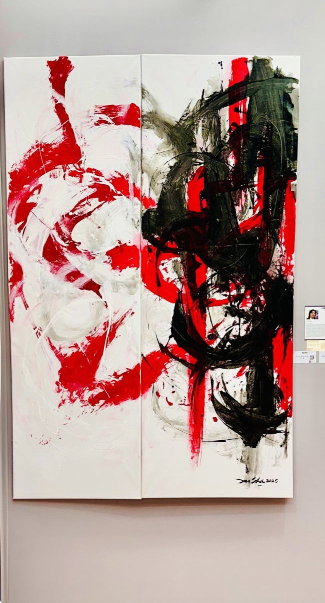 徐适艺术展丨法国巴黎大皇宫art capital沙龙展上用《自然·音乐系列》的律动与世界对话