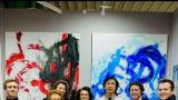徐适艺术展丨法国巴黎大皇宫art capital沙龙展上用《自然·音乐系列》的律动与世界对话