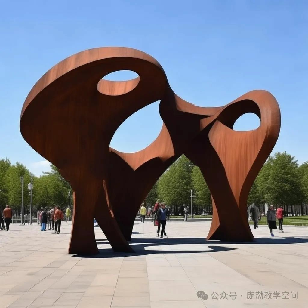 庞渤公共艺术ai系列《生·情》丨运用抽象的艺术语言表现情感之美妙