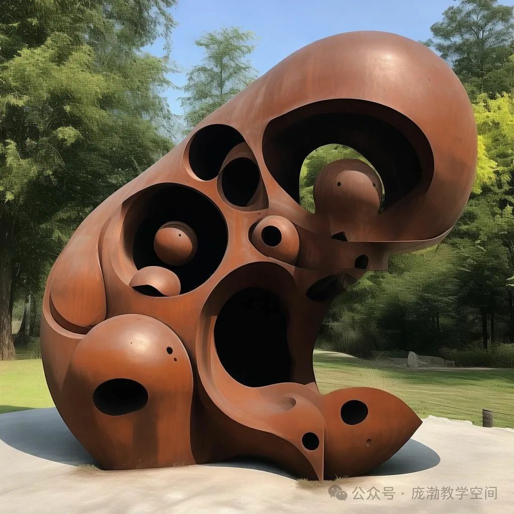 庞渤公共艺术ai系列《生·情》丨运用抽象的艺术语言表现情感之美妙