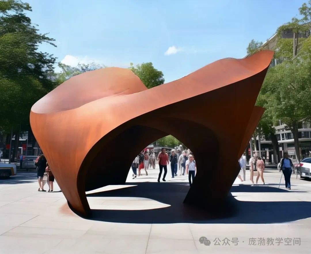 庞渤公共艺术ai系列《生·情》丨运用抽象的艺术语言表现情感之美妙