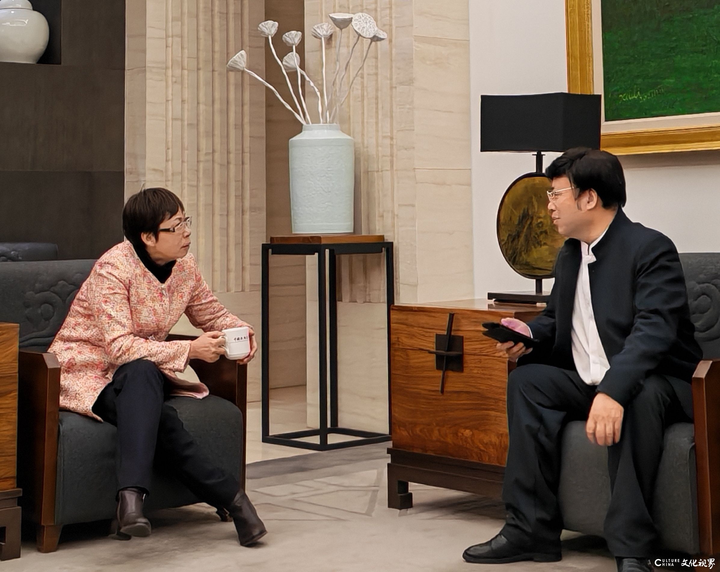 全国政协书画室书法美术作品展在京展出，民革中央画院院长孔维克参加活动