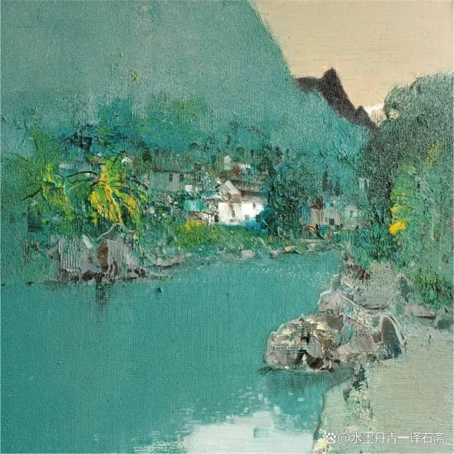 杨贵·油画 | 大笔平铺的色彩诠释灵魂的寻觅与独白