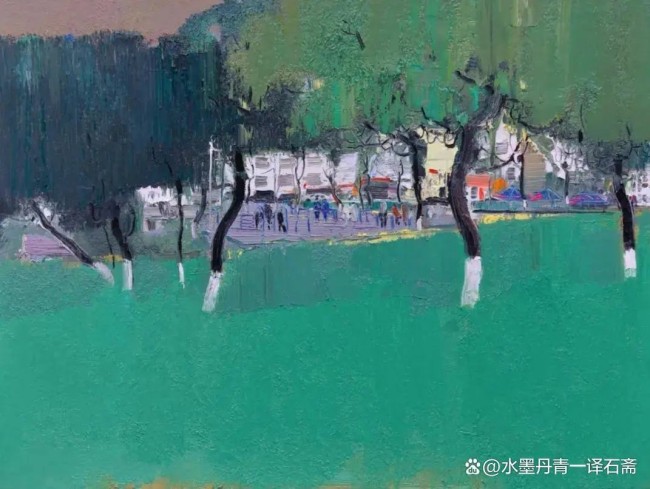 杨贵·油画 | 大笔平铺的色彩诠释灵魂的寻觅与独白