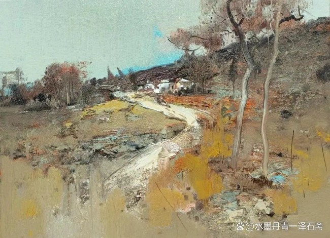 杨贵·油画 | 大笔平铺的色彩诠释灵魂的寻觅与独白