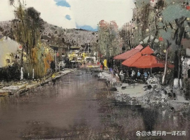 杨贵·油画 | 大笔平铺的色彩诠释灵魂的寻觅与独白