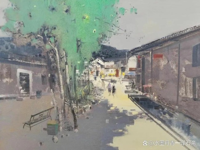 杨贵·油画 | 大笔平铺的色彩诠释灵魂的寻觅与独白
