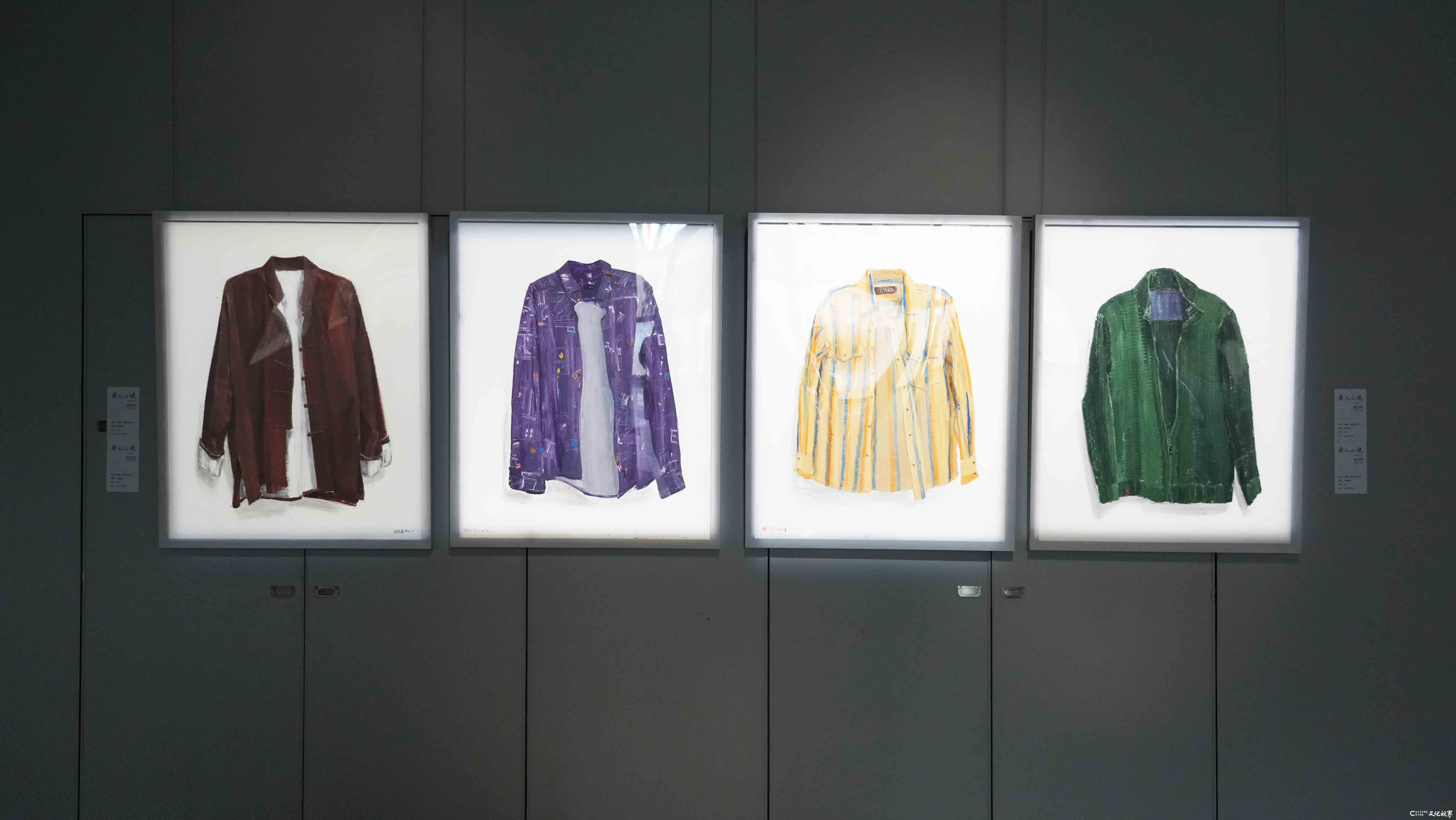 “无人之境——田卫平绘画作品展”昨日在威海开幕