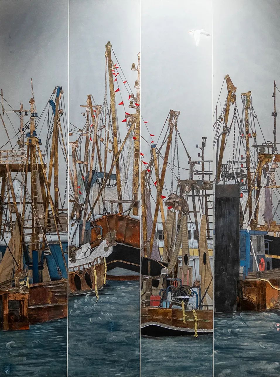 “多彩·2025”第九届全国女画家作品展在威海市美术馆开展，展期至3月30日