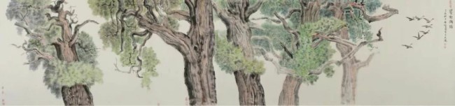 林鸣岗·生命之树丨游走在中西两个绘画世界，淋漓尽致地展现树之美