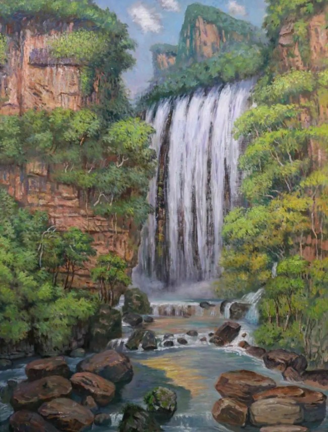 林鸣岗·生命之树丨游走在中西两个绘画世界，淋漓尽致地展现树之美