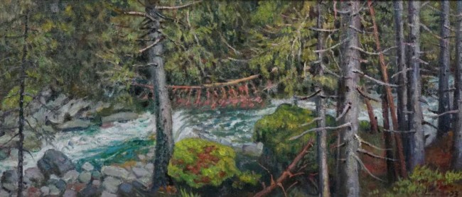 林鸣岗·生命之树丨游走在中西两个绘画世界，淋漓尽致地展现树之美