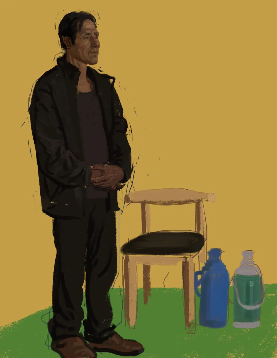 【70油画公社】汪鹏飞油画 | 扑面而来的视觉张力与惊人的精神穿透力