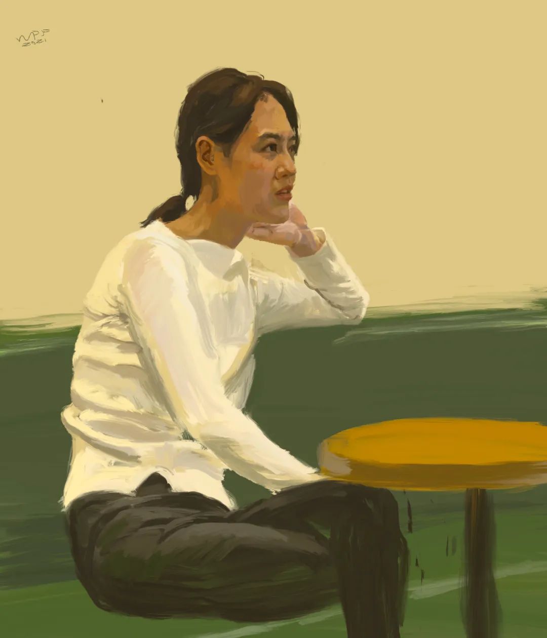 【70油画公社】汪鹏飞油画 | 扑面而来的视觉张力与惊人的精神穿透力