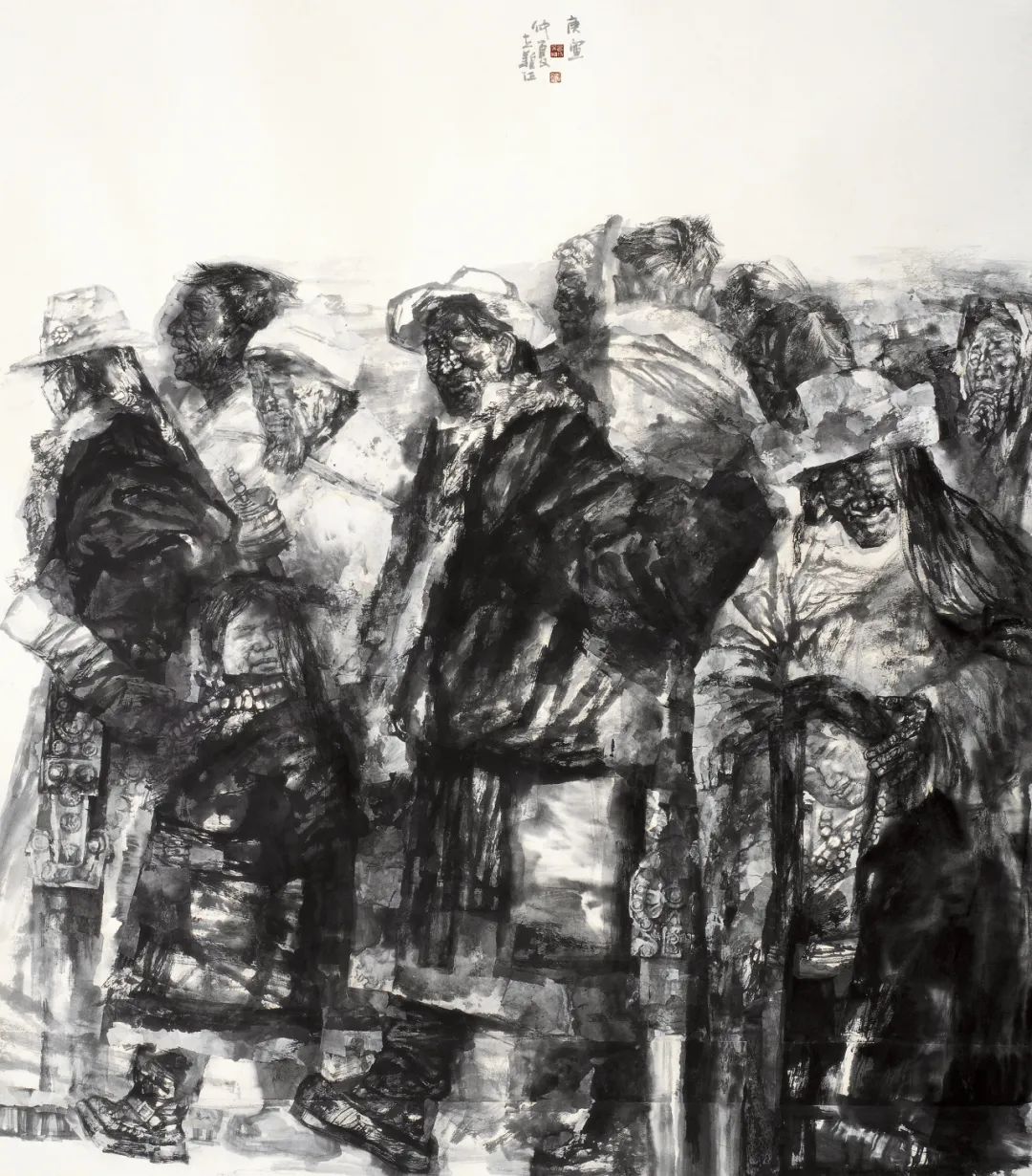 邹立颖·水墨人物画 | 兼具高超的造型能力与神态表达力，准确塑造出人物的内在情感