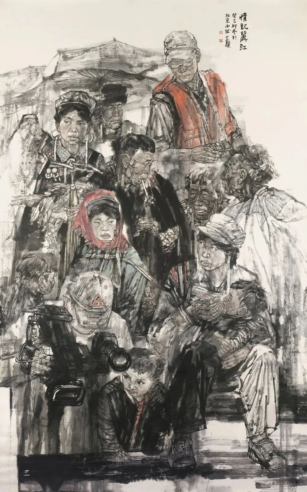 邹立颖·水墨人物画 | 兼具高超的造型能力与神态表达力，准确塑造出人物的内在情感