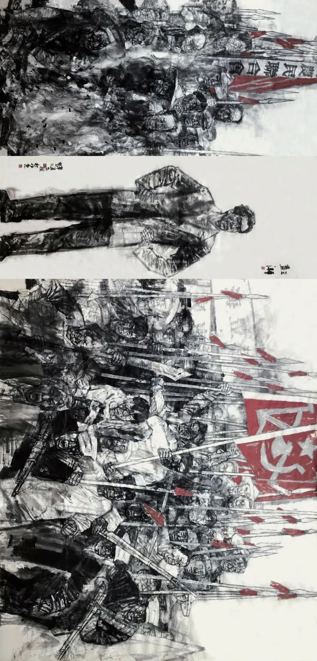 邹立颖·水墨人物画 | 兼具高超的造型能力与神态表达力，准确塑造出人物的内在情感