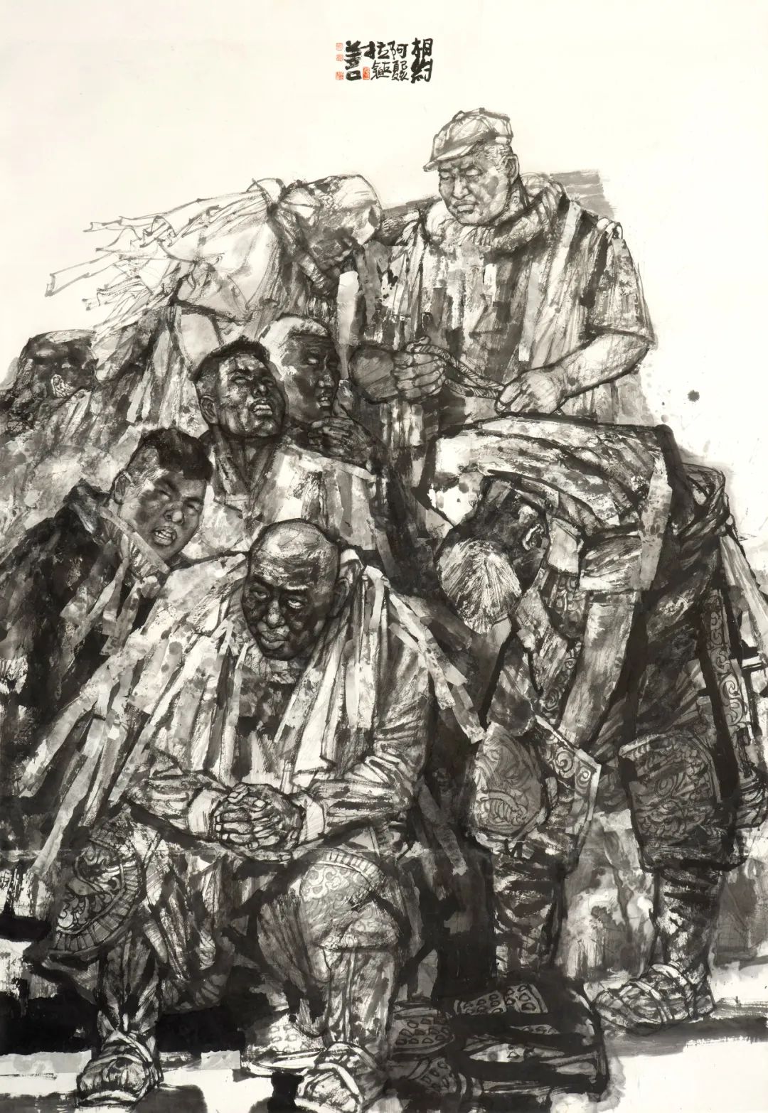 邹立颖·水墨人物画 | 兼具高超的造型能力与神态表达力，准确塑造出人物的内在情感