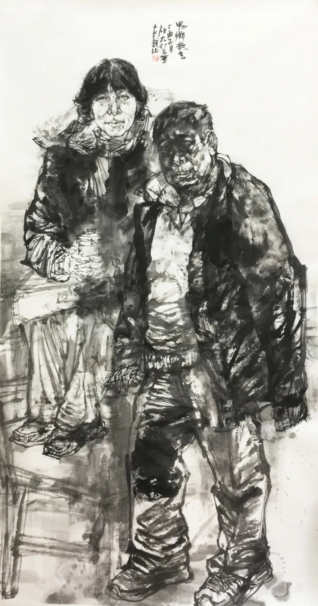 邹立颖·水墨人物画 | 兼具高超的造型能力与神态表达力，准确塑造出人物的内在情感
