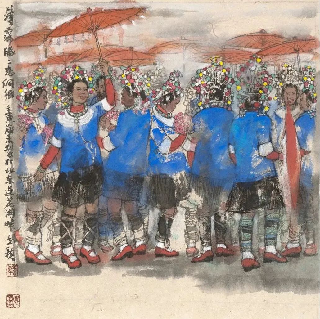 邹立颖·水墨人物画 | 兼具高超的造型能力与神态表达力，准确塑造出人物的内在情感