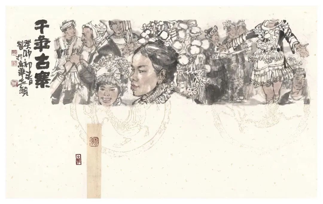 邹立颖·水墨人物画 | 兼具高超的造型能力与神态表达力，准确塑造出人物的内在情感