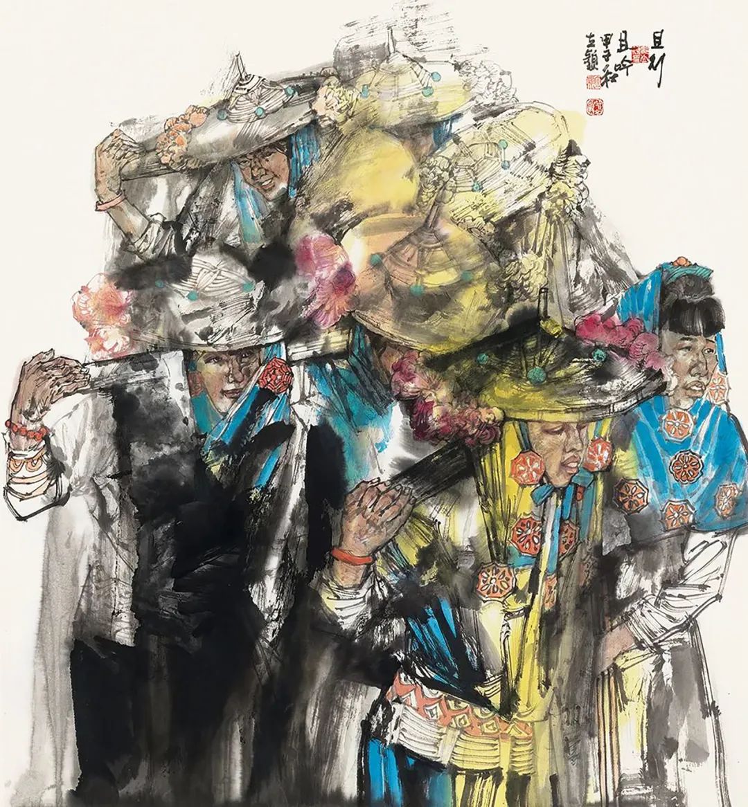 邹立颖·水墨人物画 | 兼具高超的造型能力与神态表达力，准确塑造出人物的内在情感