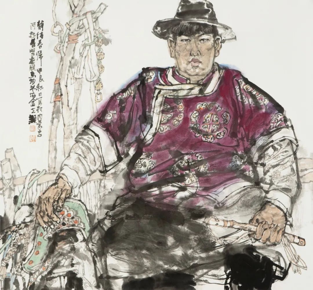 邹立颖·水墨人物画 | 兼具高超的造型能力与神态表达力，准确塑造出人物的内在情感
