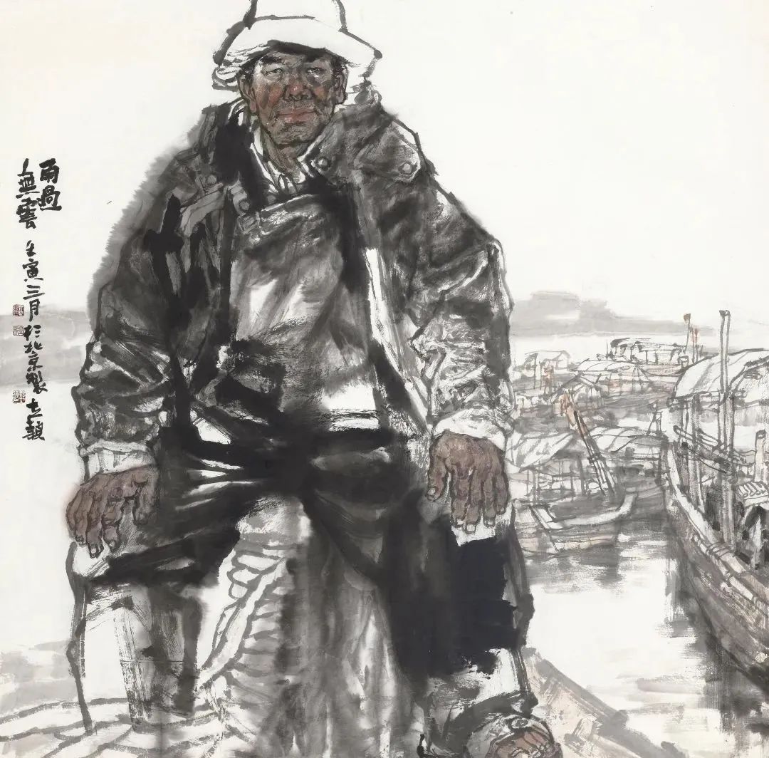 邹立颖·水墨人物画 | 兼具高超的造型能力与神态表达力，准确塑造出人物的内在情感