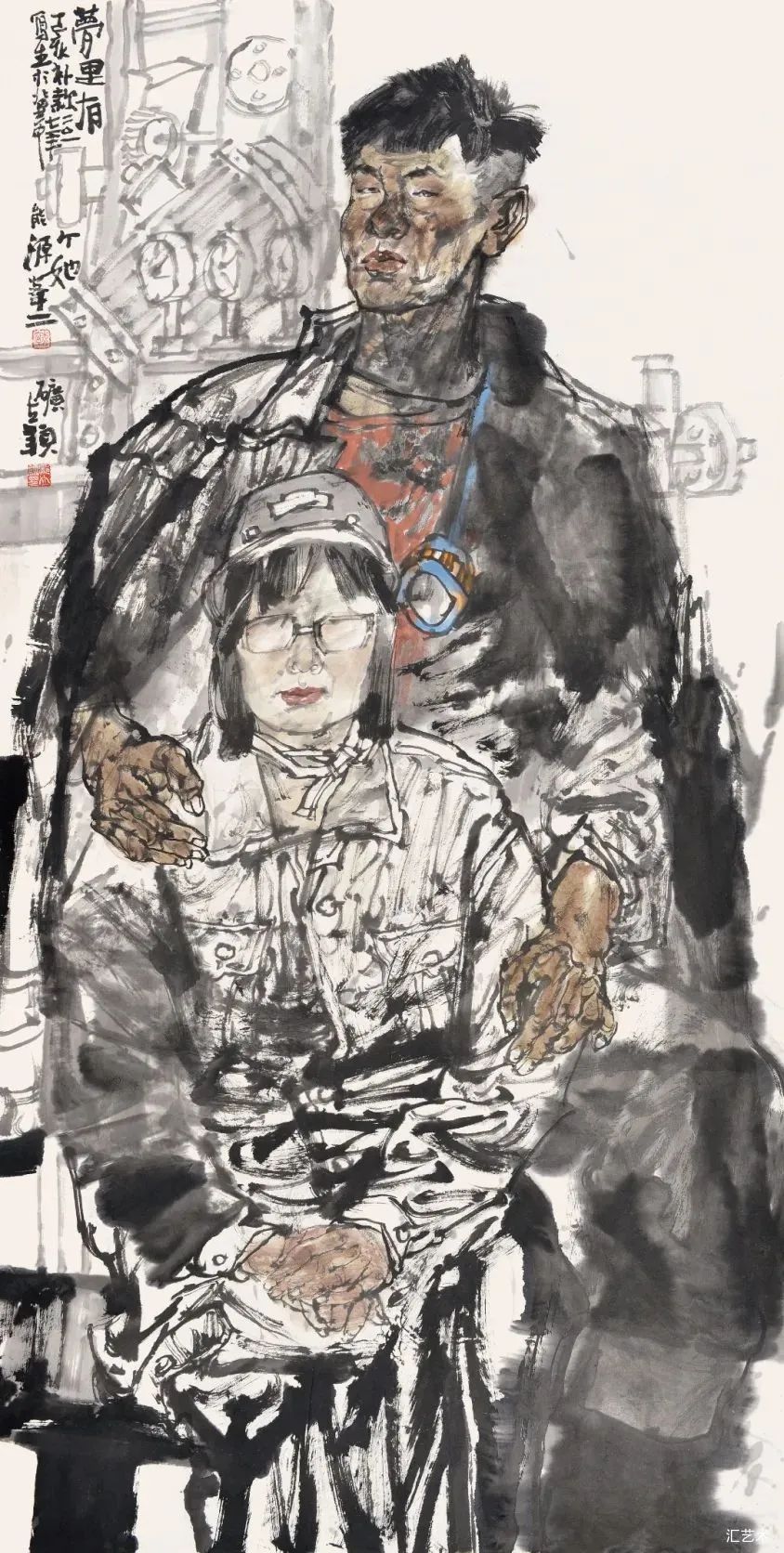 邹立颖·水墨人物画 | 兼具高超的造型能力与神态表达力，准确塑造出人物的内在情感