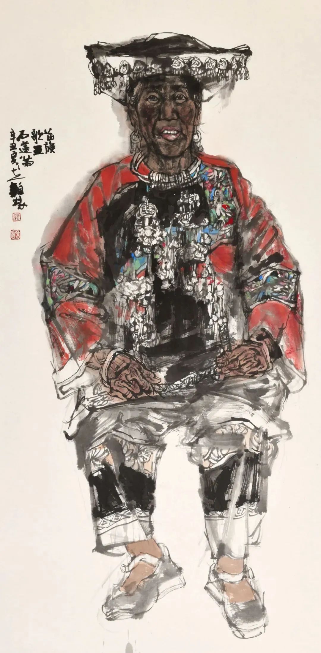 邹立颖·水墨人物画 | 兼具高超的造型能力与神态表达力，准确塑造出人物的内在情感