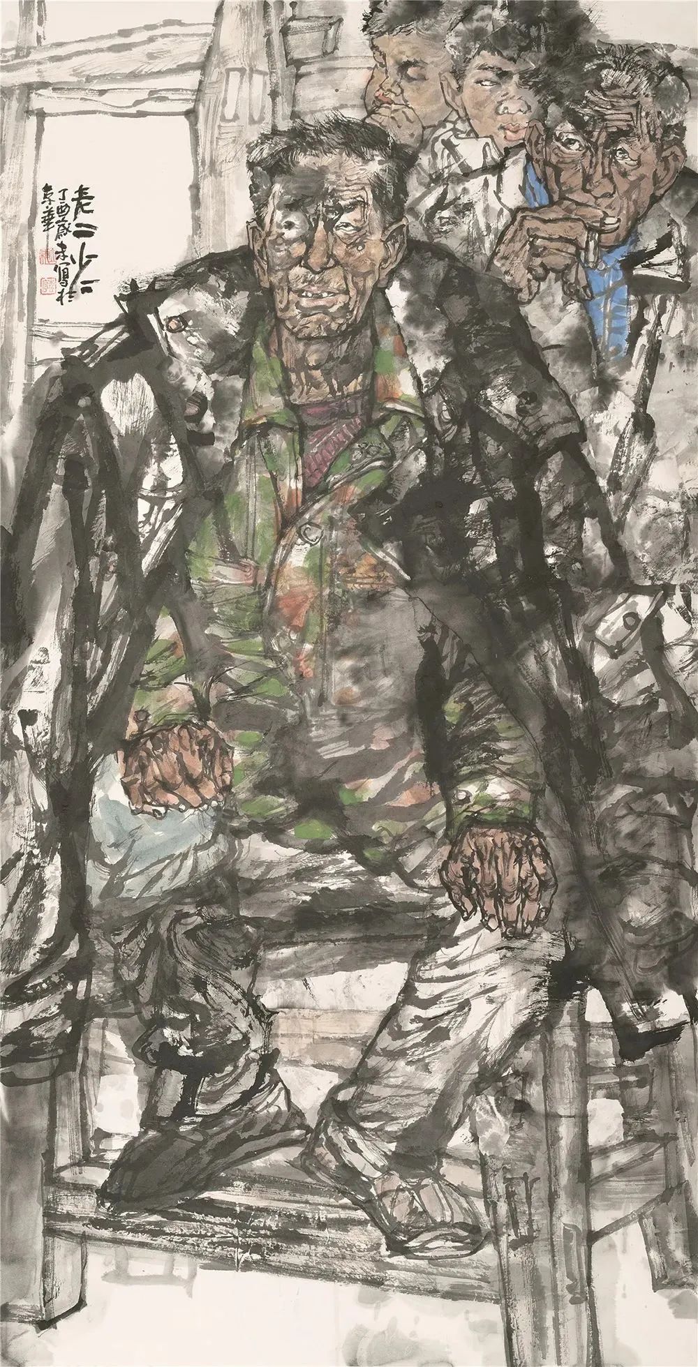 邹立颖·水墨人物画 | 兼具高超的造型能力与神态表达力，准确塑造出人物的内在情感