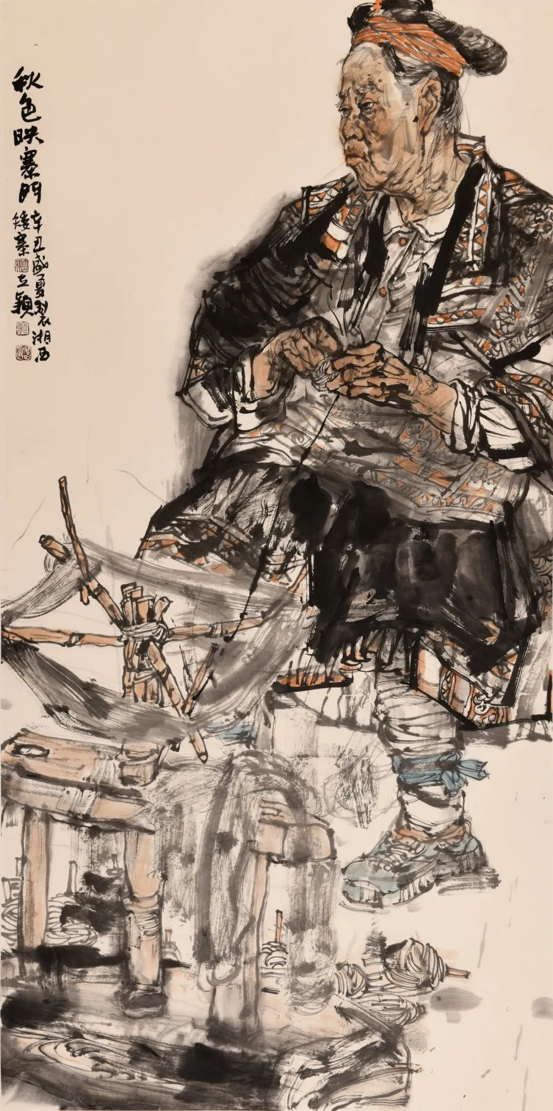 邹立颖·水墨人物画 | 兼具高超的造型能力与神态表达力，准确塑造出人物的内在情感