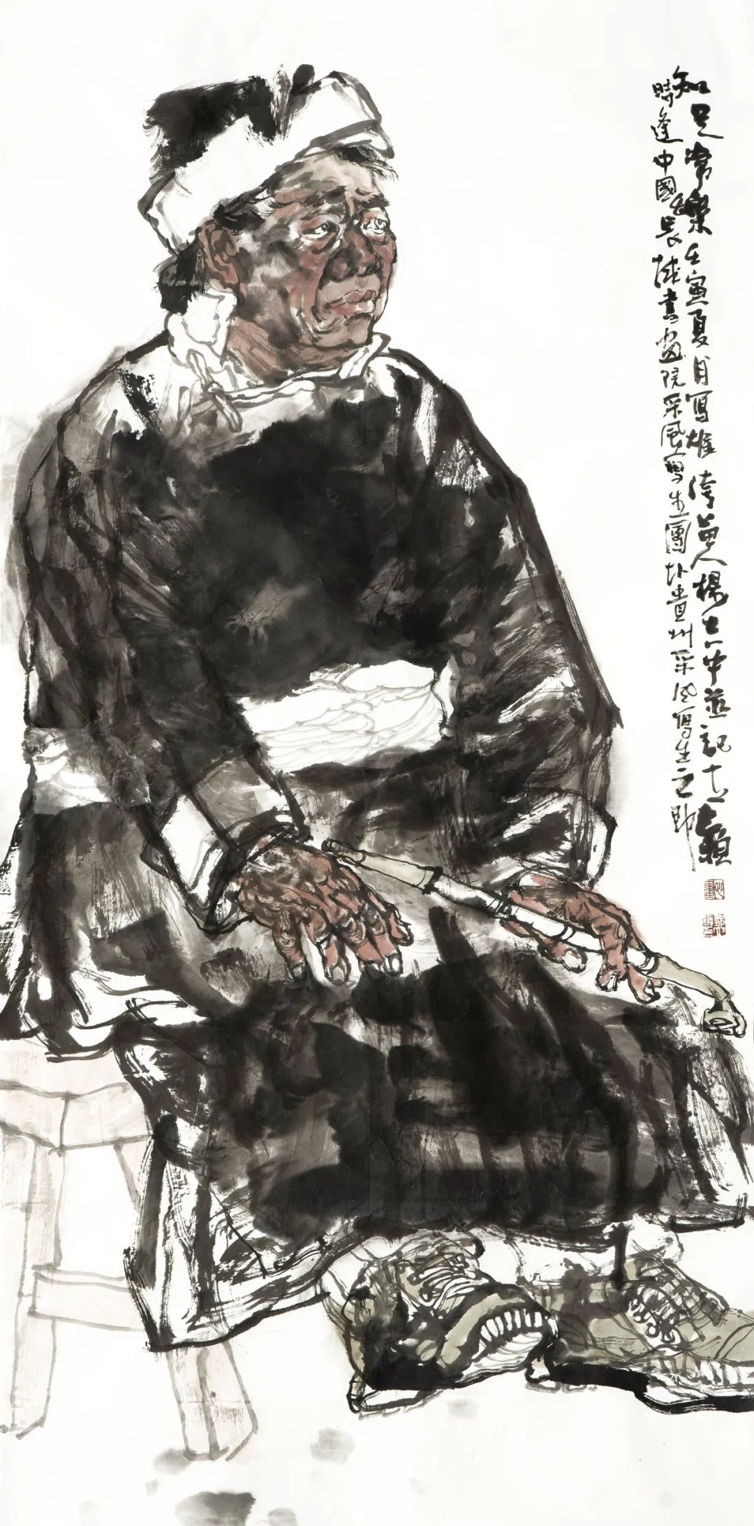 邹立颖·水墨人物画 | 兼具高超的造型能力与神态表达力，准确塑造出人物的内在情感