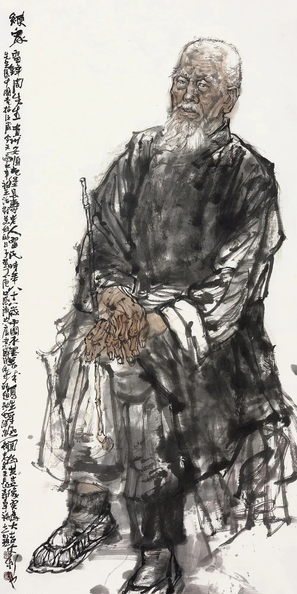 邹立颖·水墨人物画 | 兼具高超的造型能力与神态表达力，准确塑造出人物的内在情感