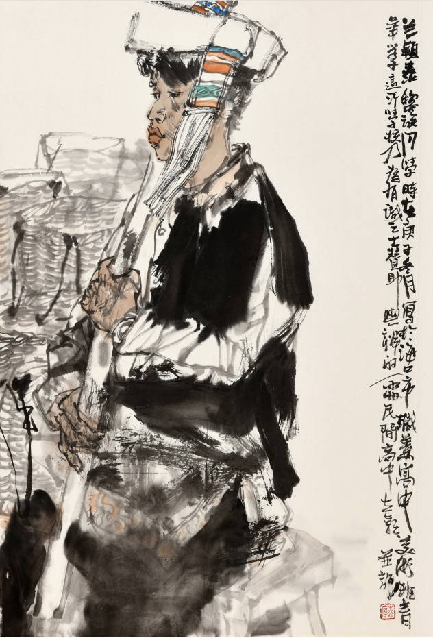 邹立颖·水墨人物画 | 兼具高超的造型能力与神态表达力，准确塑造出人物的内在情感