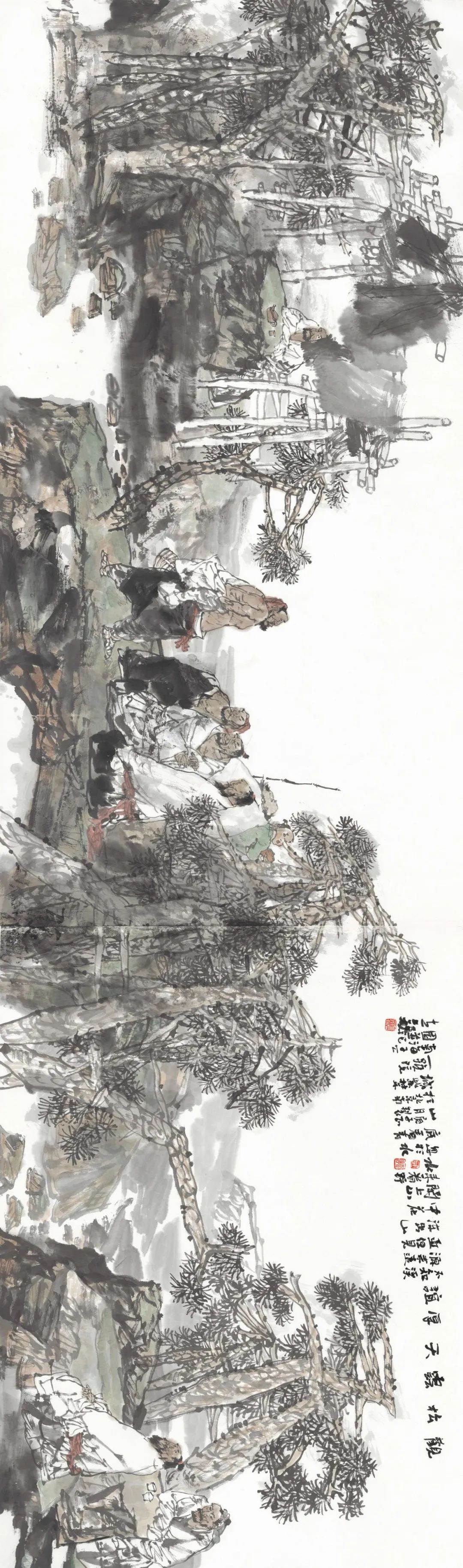 邹立颖·水墨人物画 | 兼具高超的造型能力与神态表达力，准确塑造出人物的内在情感