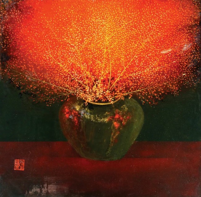 “楚韵芳华——首届湖北省女美术家作品展”在湖北省美术院美术馆开展，展期至3月23日