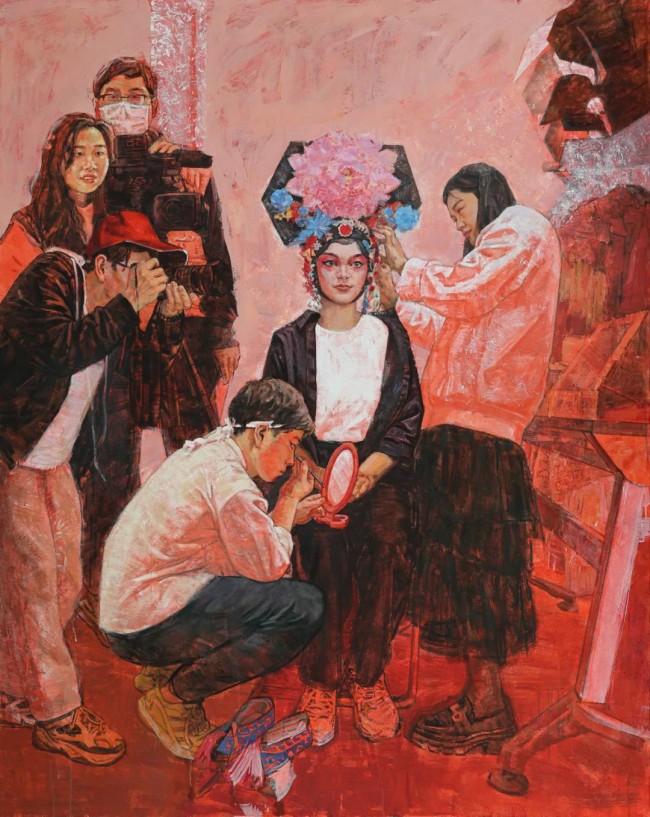 “楚韵芳华——首届湖北省女美术家作品展”在湖北省美术院美术馆开展，展期至3月23日