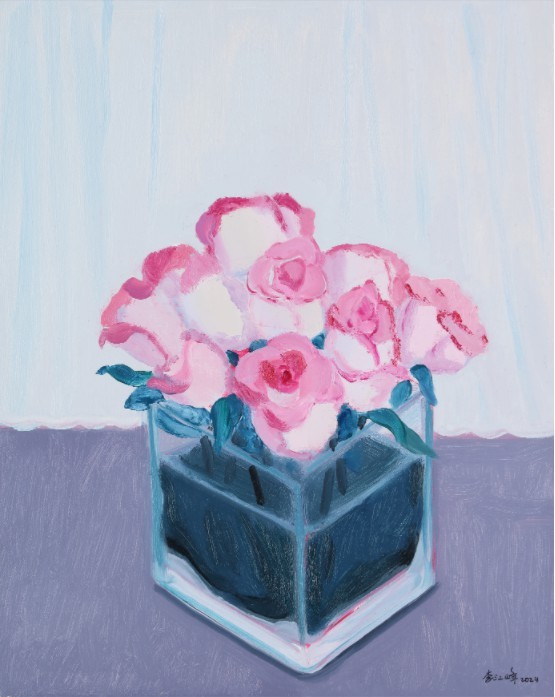 春日与童心相遇 | “花颜絮语——李江峰油画作品展3·8特别公益活动”在廊坊举行