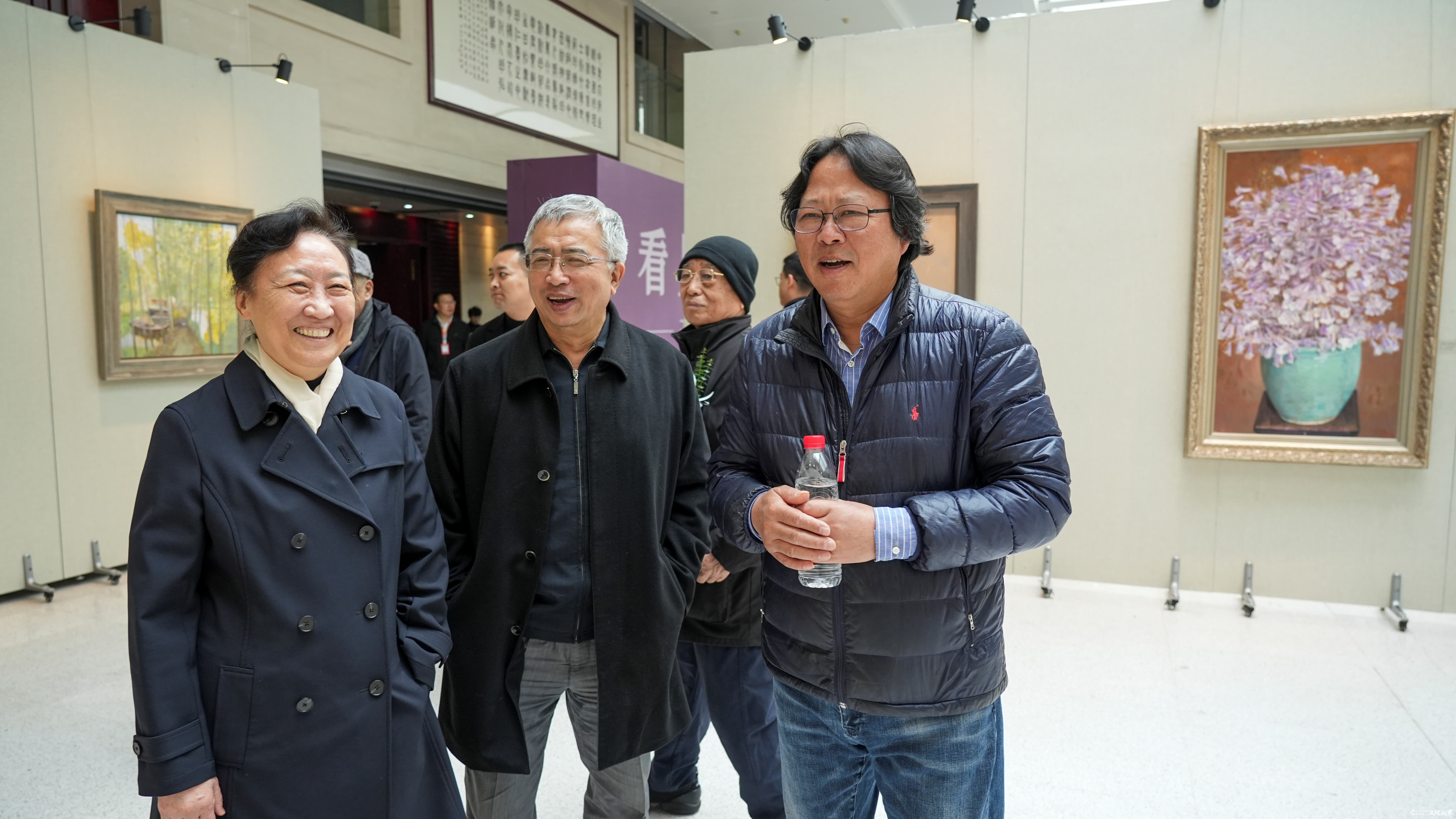 “看见——王力克油画作品展” 昨日在山东大学开幕