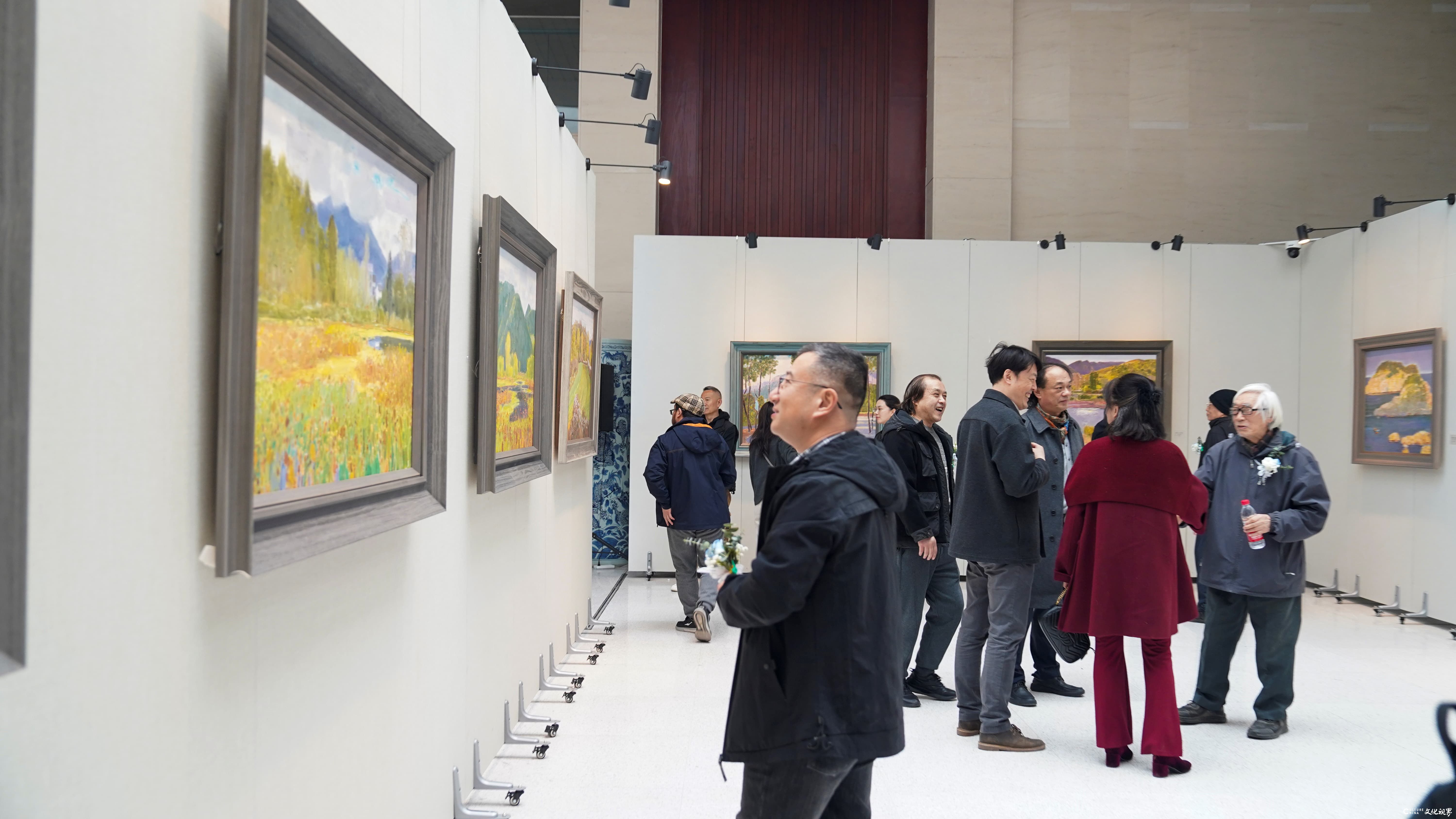 “看见——王力克油画作品展” 昨日在山东大学开幕