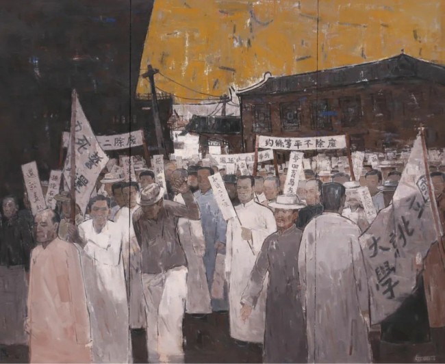 【泉城油画学社】李佳佳 | 用饱蘸情感的画笔自由挥洒，作品充满灵动的气息
