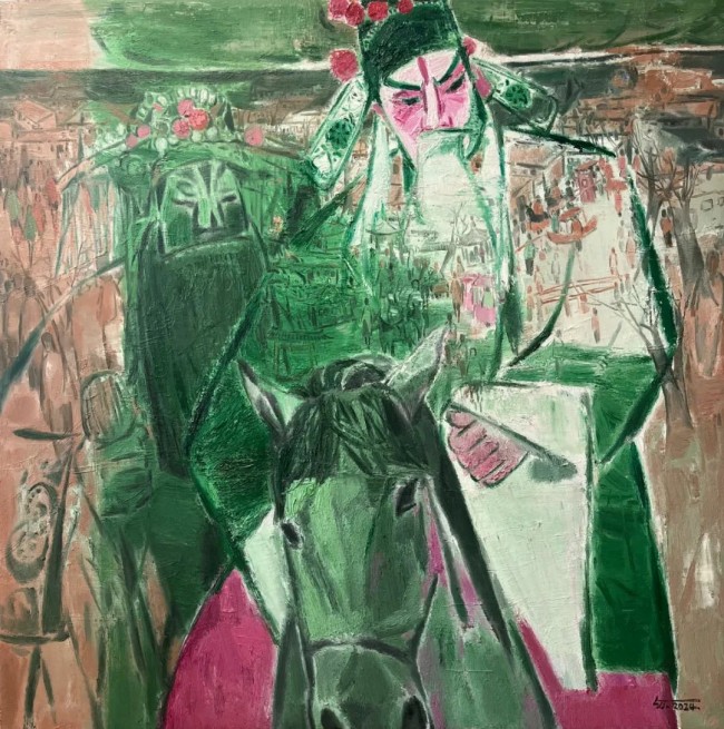 【泉城油画学社】李佳佳 | 用饱蘸情感的画笔自由挥洒，作品充满灵动的气息