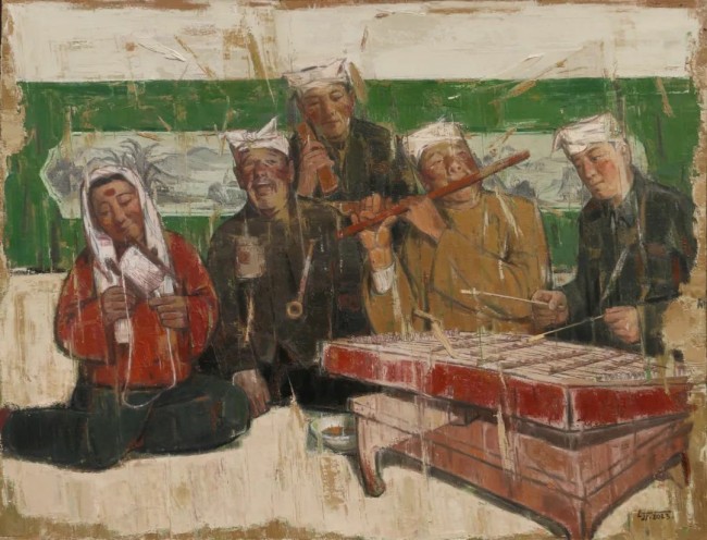 【泉城油画学社】李佳佳 | 用饱蘸情感的画笔自由挥洒，作品充满灵动的气息
