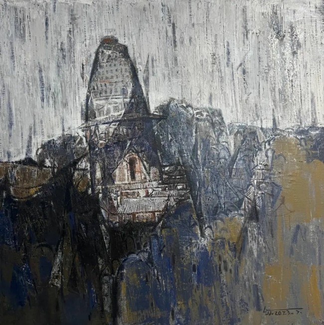【泉城油画学社】李佳佳 | 用饱蘸情感的画笔自由挥洒，作品充满灵动的气息