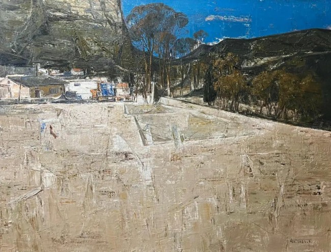 【泉城油画学社】李佳佳 | 用饱蘸情感的画笔自由挥洒，作品充满灵动的气息