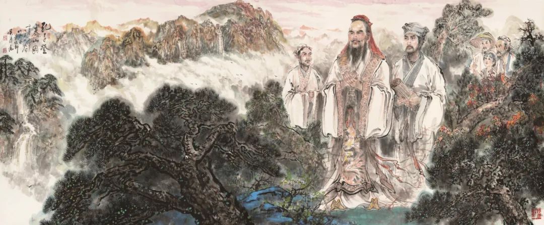 吴泽浩应邀参展，“博爱——纪念孙中山先生逝世100周年暨中国当代书画名家邀请展”将于4月1日在济南开展