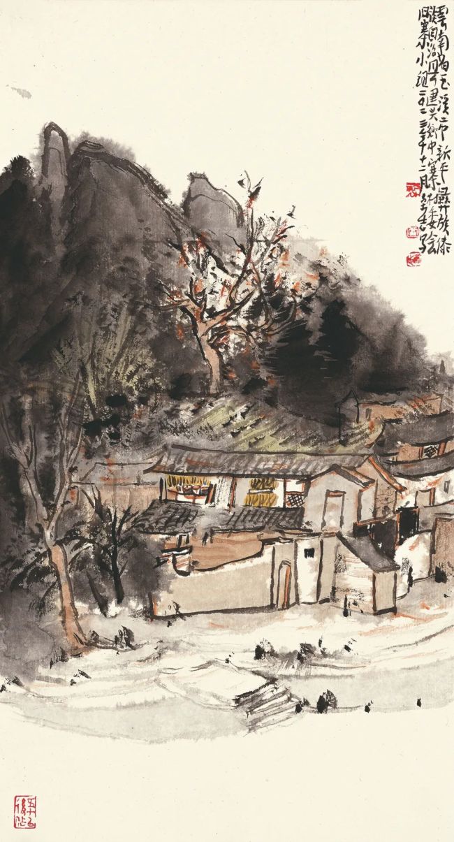 贾荣志·水墨画 | 让山水承载文化记忆，用田园寄托几多乡愁