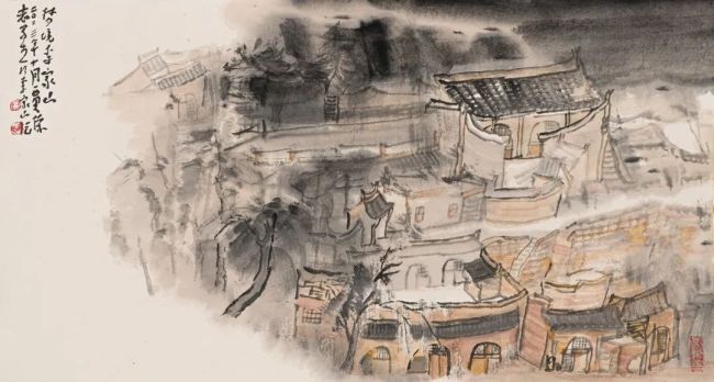 贾荣志·水墨画 | 让山水承载文化记忆，用田园寄托几多乡愁