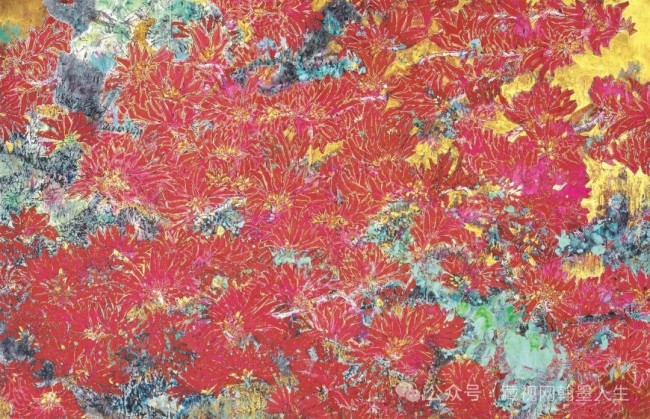 郭怡孮·《金色池塘》丨“极工”与“极写”结合，以“版画”效果表现花草“钢铁”般的生命力